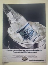ACQUA BRILLANTE RECOARO RITAGLIO CLIPPING PUBBLICITA' ANNI 1960 ADVERTISING #G8
