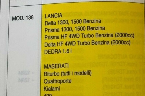 Filtro olio agip mod 138 - filtro,
