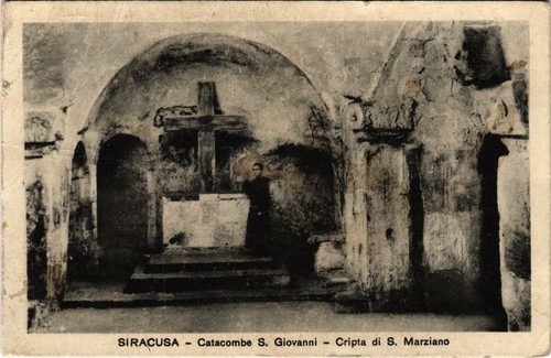 Cpa siracusa catacomba - cpa,