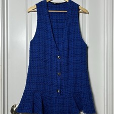 Mini abito Zara blu royal