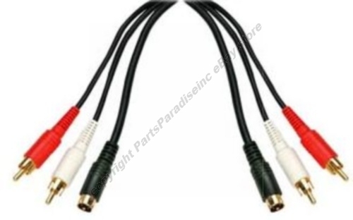 Piedi stereo rca - audio, +