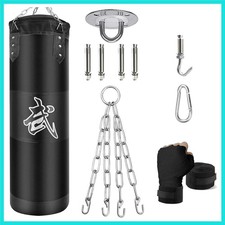 Set sacco da boxe da appendere