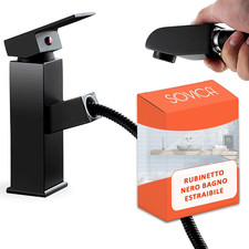 Rubinetto Bagno Lavabo Nero