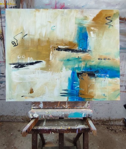 Quadro moderno dipinto - moderno, a