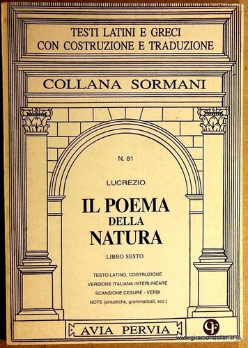 Poema della natura libro - della,