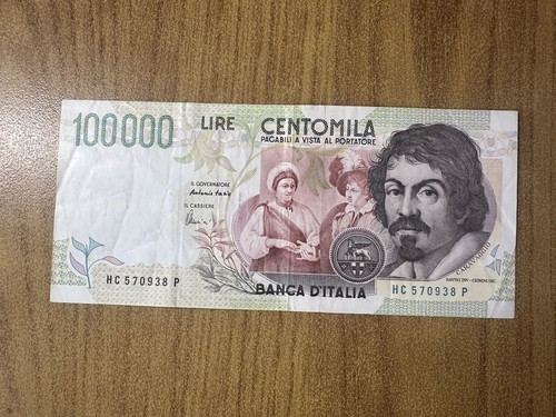 Banconota lire 100000 - banconota,