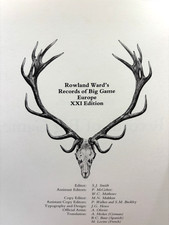 ROWLAND WARD'S RECORDS OF BIG