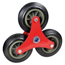 RUOTA GOMMA PIENA CARRELLO PER SCALE ø mm 160 x 20 (set 3 ruote)  - UNIKO