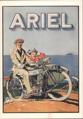 Ariel motocicletta con sidecar - ariel,