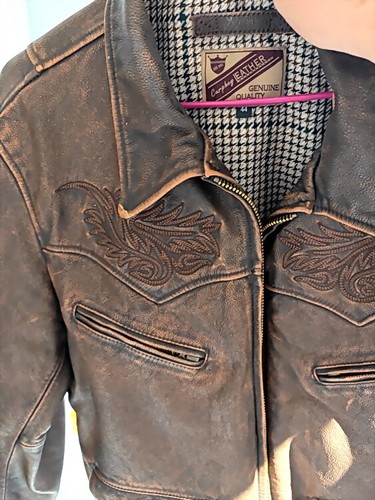 Giacca pelle bovina uomo stile