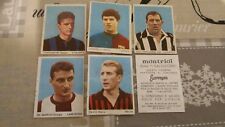 FIGURINE FERRERO MONTRIOL CALCIATORI 1963/64 1964/65 1965/66 1966/67 1967/68!!!!