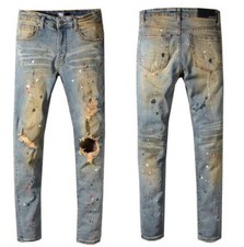 Jeans uomo retrò blu - , colorato