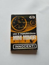 Innocenti Mini Minor 850 1968 manuale uso manutenzione con custodia originale  