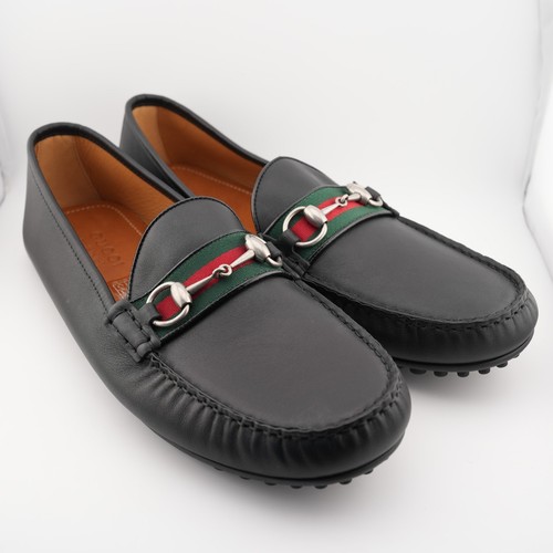Mocassini gucci neri pelle - gucci, in