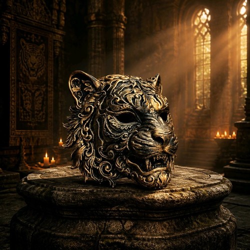 Maschera tigre veneziana - maschera,
