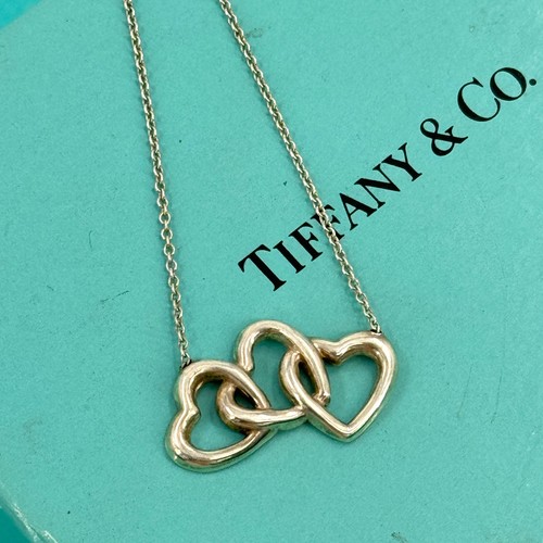 Collana catena triplo cuore