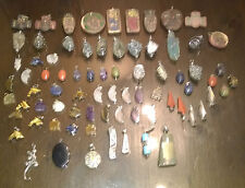 Lotto/Stock/Bigiotteria"NATURAL STONE PENDANTS CIONDOLI PIETRE NATURALI"Pz.75