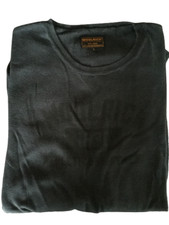 MAGLIA WOOLRICH MAGLIONE SMANICATO GILET NO SHIRT SIZE L 100% COTTON