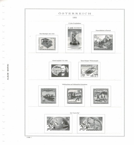 Austria 1993 1997 fogli - -,
