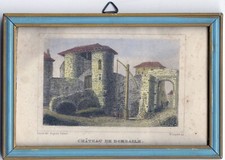 CORNICE RETTANGOLARE  profilo verniciato bicolore  -   1850-1900 circa