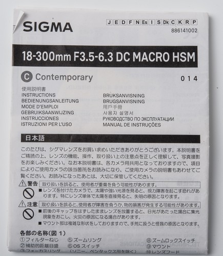 Manuale istruzioni sigma - di,