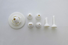 Art.285 Kit Pasticceria, Alluminio, Bianco, 7 Unità