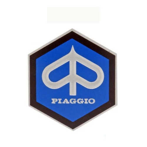Scudetto esagonale piaggio - esagonale,