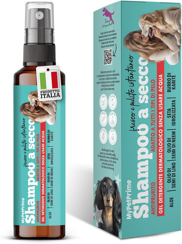 Shampoo secco per cani gel - secco,