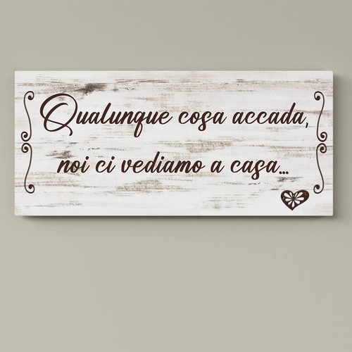 Quadro con frase stile - con,