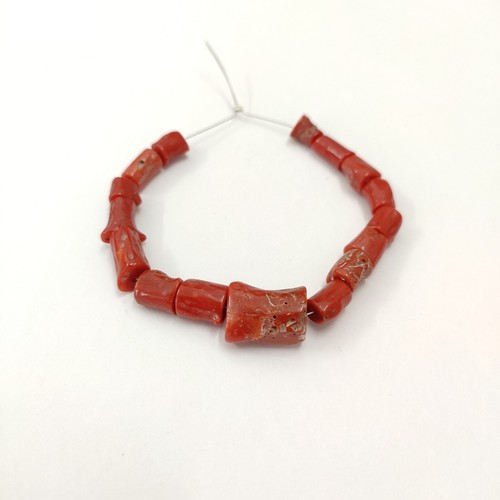 Perline corallo rosso - di,