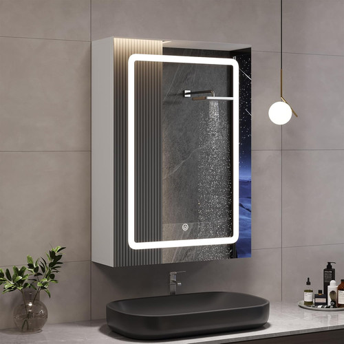 Armadietto specchio bagno con - specchio,