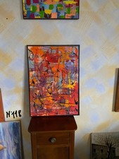 “ frantumi di alba” astratto, colorato dipinto a mano #astrattismo