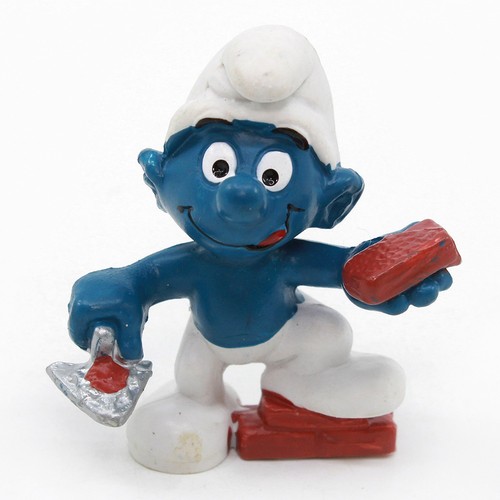 Smurf brick layer - smurf,