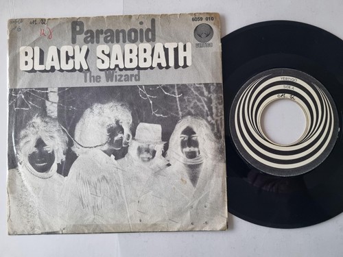 Black sabbath paranoid - black, 7''