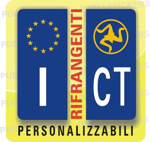 Adesivi rifrangenti per targa - adesivi,