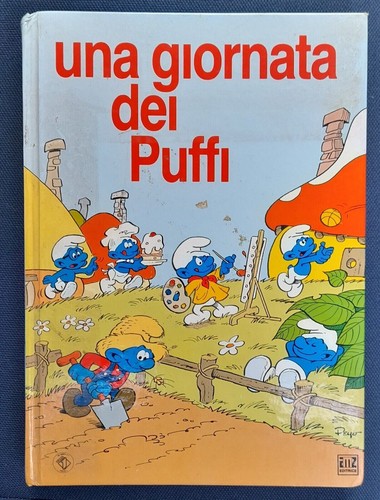 Una giornata dei puffi - giornata, puffi,