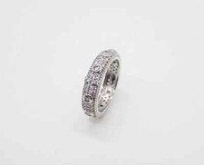 Anello rosario con zirconi - rosario,
