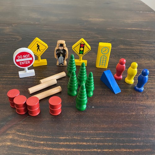 Set trenino legno - trenino, accessori