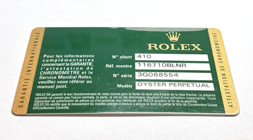 Rolex 116710blnr batman - 116710blnr,