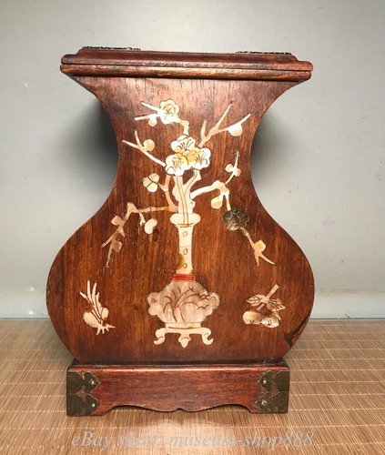 Antico guscio intarsiato - , legno