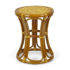 Sgabello in vimini rattan