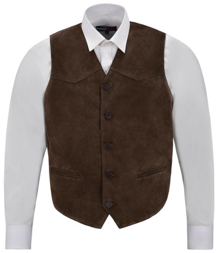 Gilet suede uomo di - in,