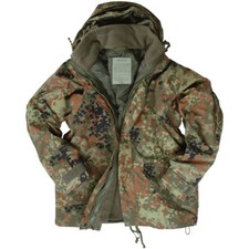 Ecwcs Army Jacket Combat Hombres Smock Parka Con Cappuccio Mucchio Flecktarn Cam