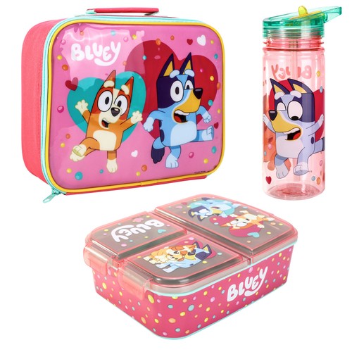 Bluey pink set lunch box - set,