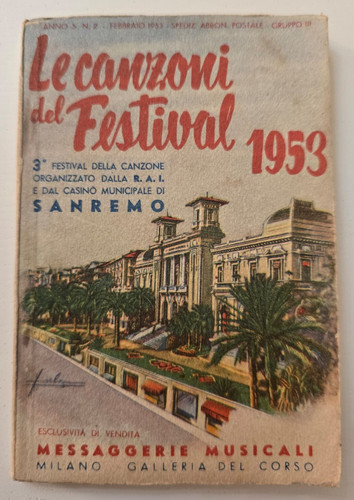 Festival sanremo 1953 - festival,