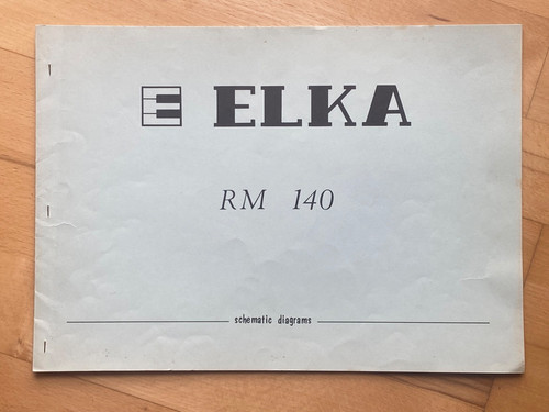 Elka rm140 amplier - elka, box