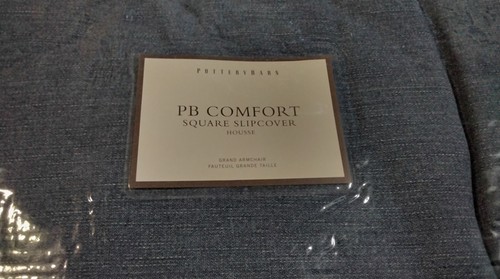 Comfort square slipcover - pb,