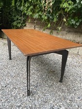 TAVOLINO ANNI 50 MOGANO FINALI IN OTTONE DESIGN COFFE TABLE
