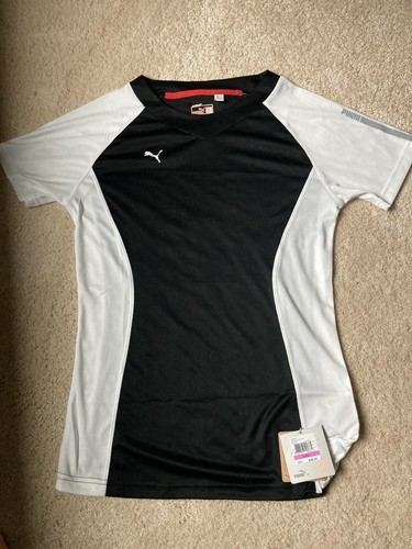 Shirt donna puma bianca nera - puma, bianca/nera