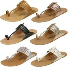 Sandali Piatto A Fascia In